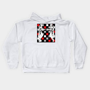 Chess and Armed Warrior Women Kids Hoodie